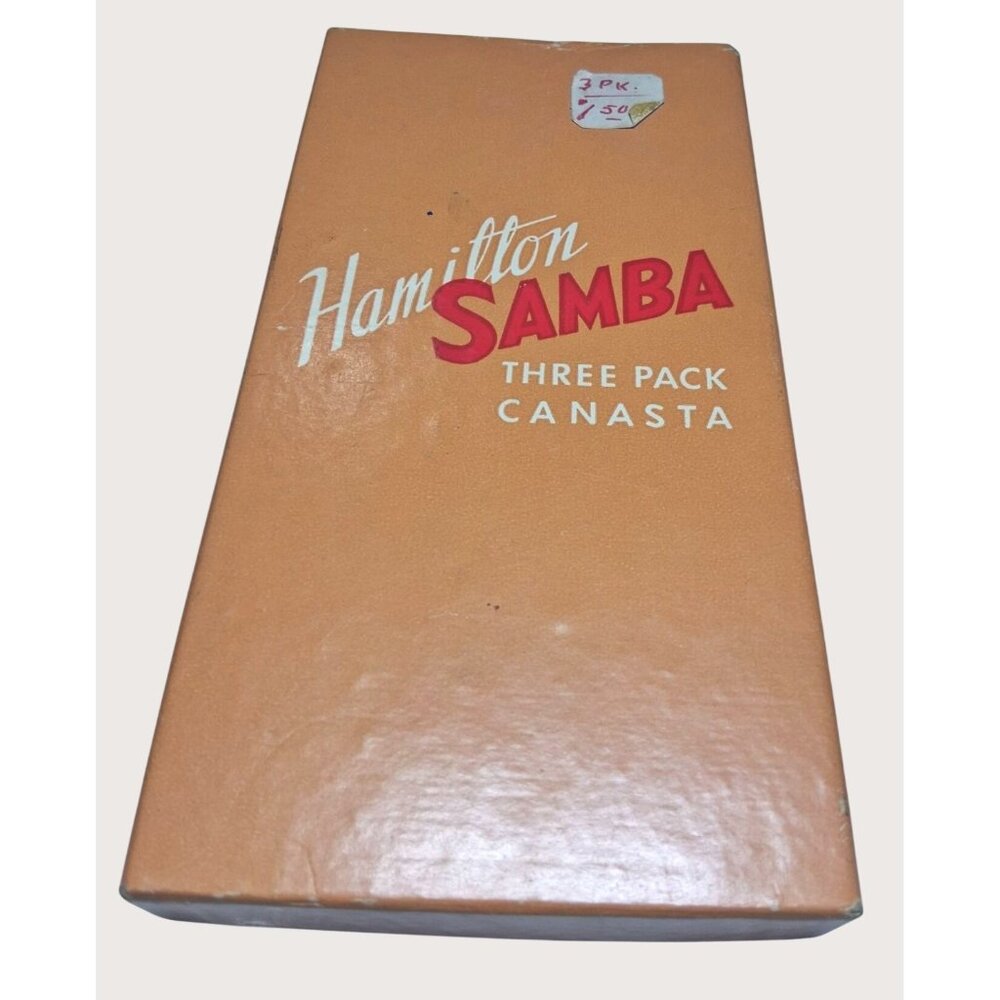 Hamilton Samba Three Pack Canasta Cards New Orleans Steamboat Design